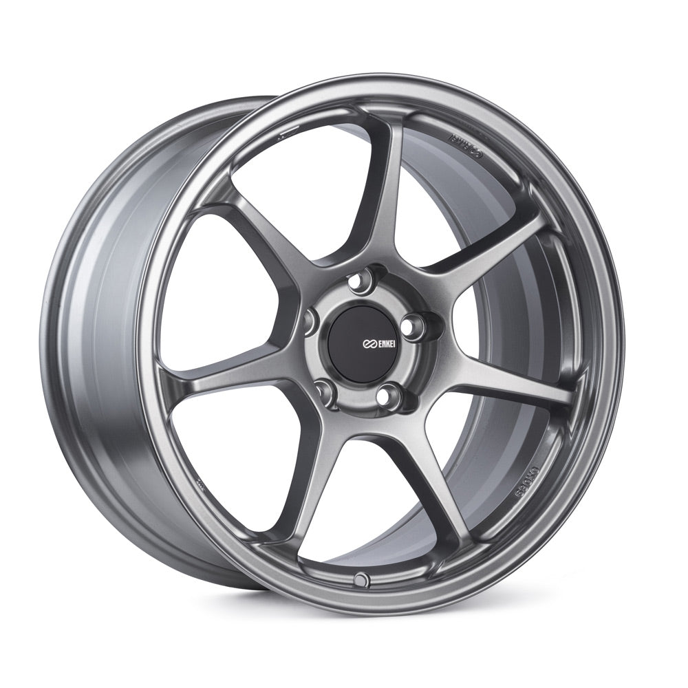 Enkei TS-7 18x9.5 5x120 45mm Offset 72.6mm Bore Gloss Black Wheel