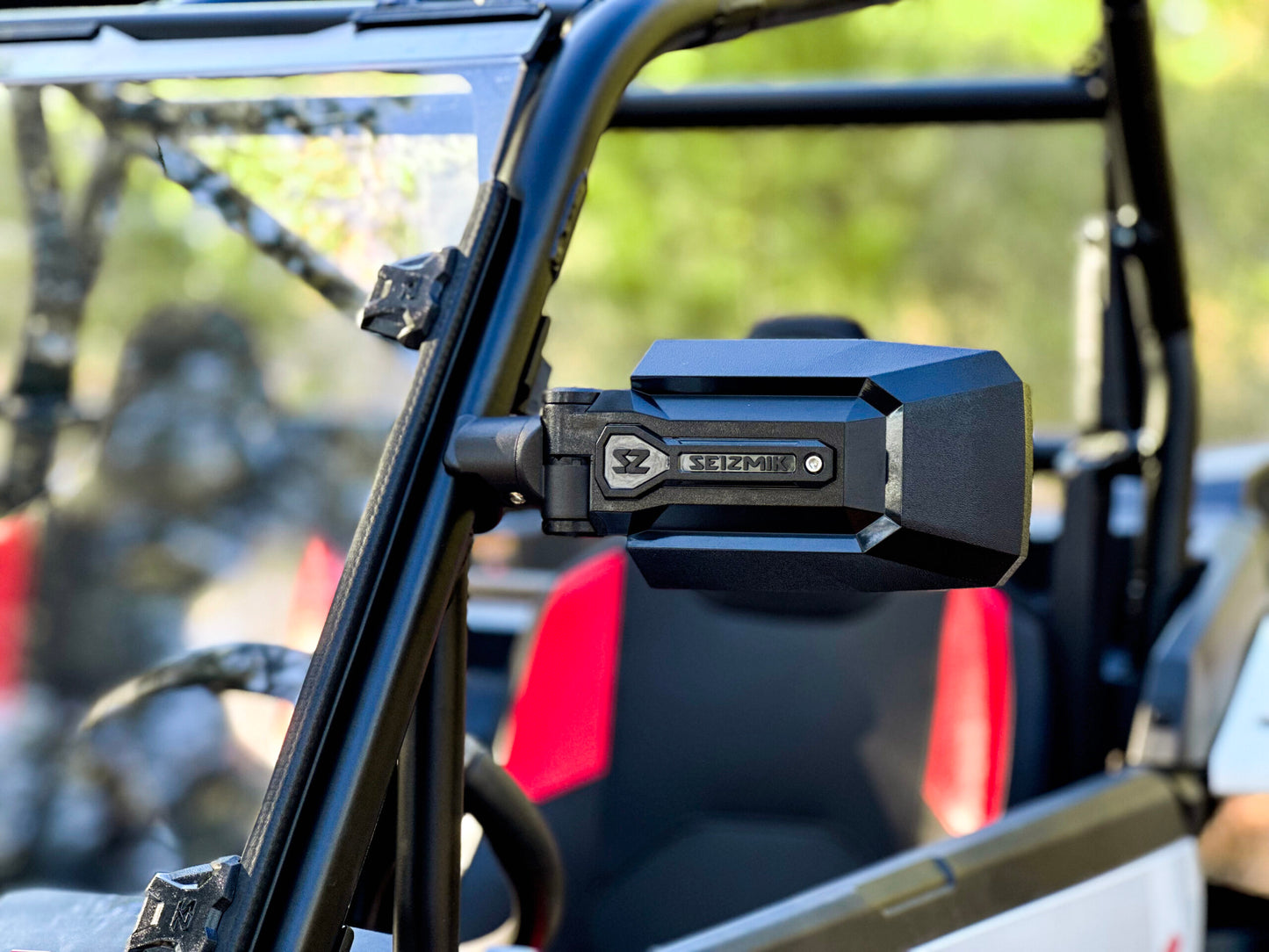 Seizmik 24+ Polaris/Can-Am/Honda/Kaw TrailRider Sideview Mirror Adj. 1.75-2 in. ROP -Pair 56-18113