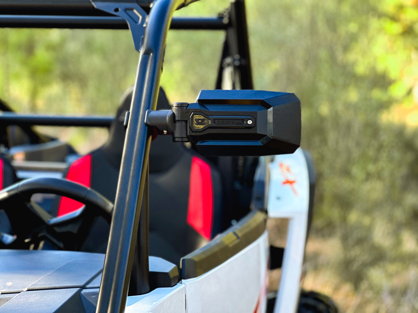 Seizmik 24+ Polaris/Can-Am/Honda/Kaw TrailRider Sideview Mirror Adj. 1.75-2 in. ROP -Pair 56-18113