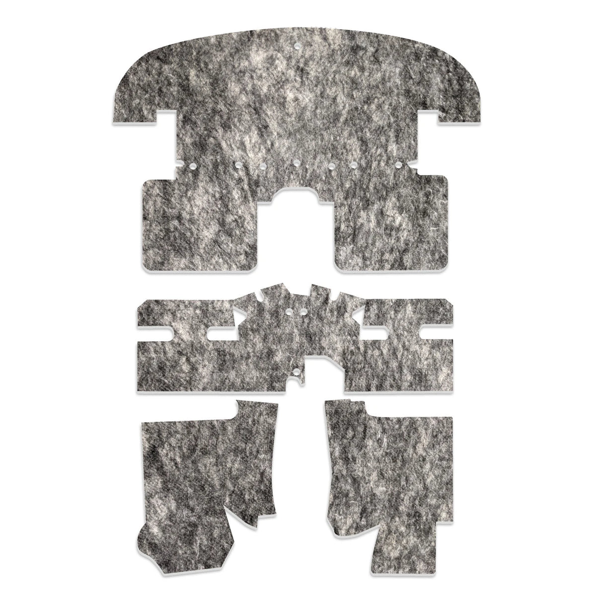 DEI for 1990-2005 Mazda Miata NA & NB Under Carpet Interior Insulation Kit - 1/2in Thick