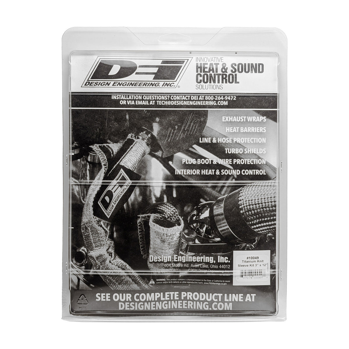 DEI Exhaust Wrap 2.5 to 3in x 12ft - Titanium