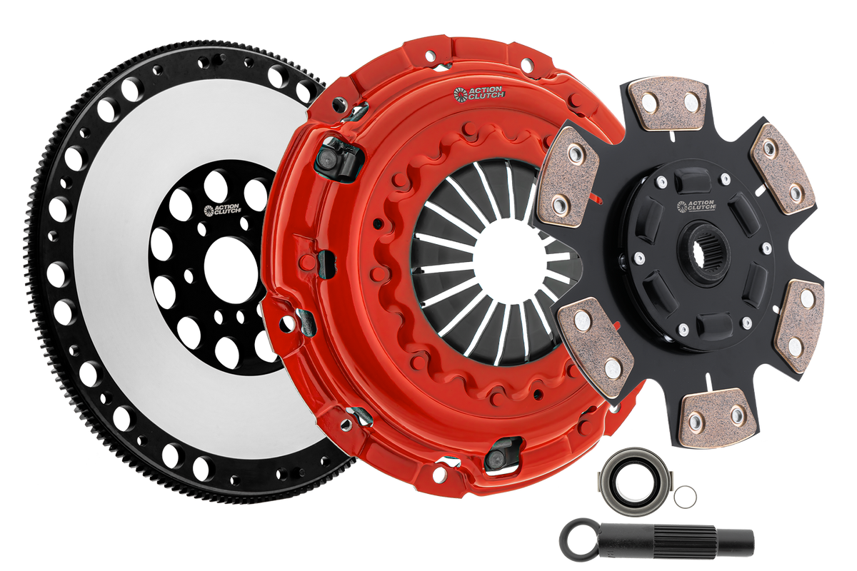 Action Clutch ACR-3565 Stage 5 Clutch Kit (2MS) with Lightened Flywheel for 2014-2017 Subaru Forester XT 2.0L DOHC (FA20F) Turbo AWD