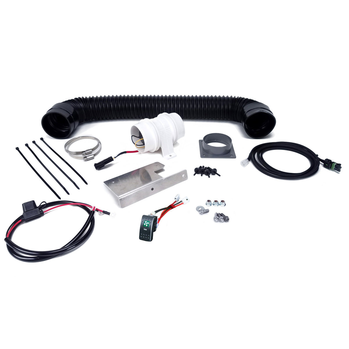 DEI for 2015-2021 Honda Pioneer 1000 Auxiliary Fan Kit with Manual Switch (Non-California)