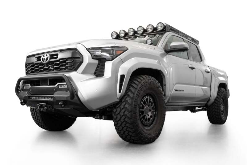 Addictive Desert Designs for 2024+ Toyota Tacoma Stealth Center Mount Winch Front Bumper w/ Top Hoop