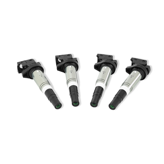 Mishimoto 2002+ BMW M54/N20/N52/N54/N55/N62/S54/S62 Four Cylinder Ignition Coil Set of 4 - #MMIG-BMW-0204