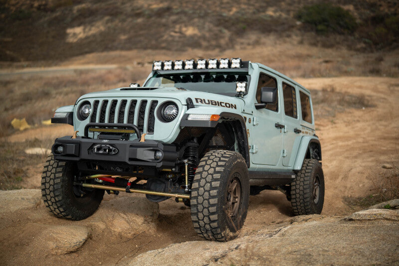 Dv8 18+ Jeep Wrangler JL / 20+ Jeep Gladiator JT OE Plus Front Bumper - #FBJL-13