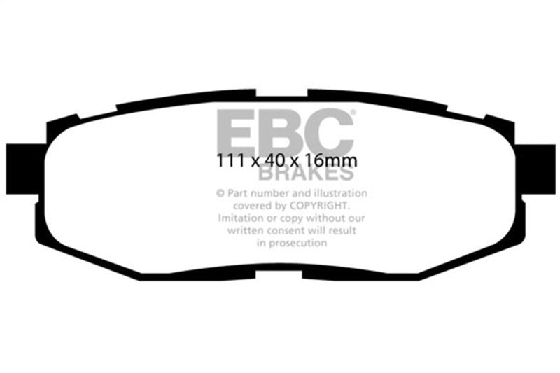 EBC 12+ Scion FR-S 2 Greenstuff Rear Brake Pads DP21758