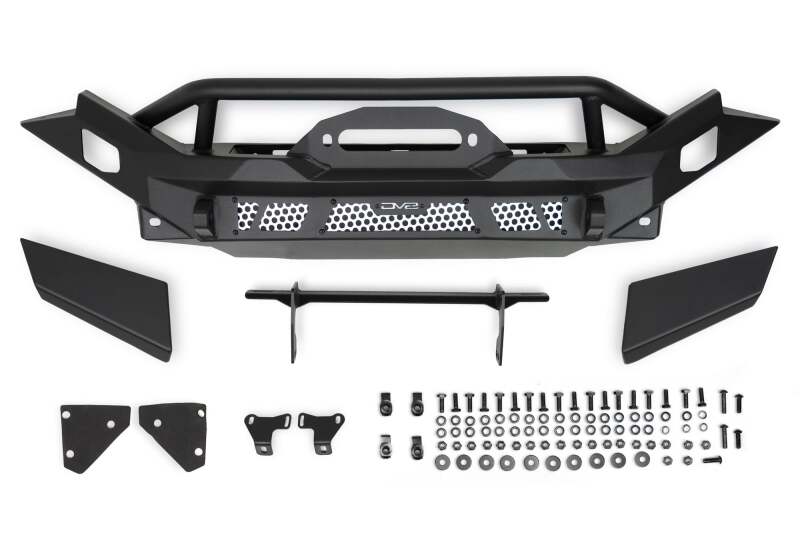 DV8 Offroad 07-18 Jeep Wrangler JK / 18-23 Wrangler JL / 20-23 Gladiator JT MTO Series Front Bumper - #FBJL-12