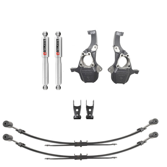 Belltech 2019+ for GM Silverado/Sierra 1500 Front/Rear Kit without Front Struts
