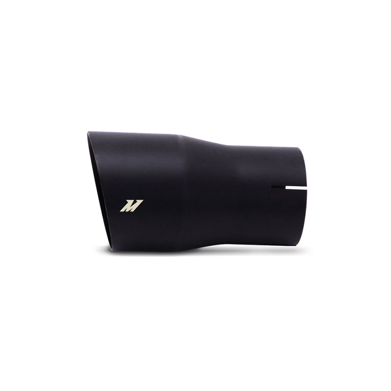 Mishimoto Clamp-On Single Wall Exhaust Tip 5in Outlet - Black - #MMEXH-TIP-SWBK