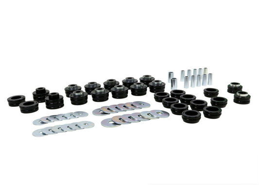 Whiteline W93493 Body Mount Bushing Set for 1978-1988 Chevrolet Monte Carlo, 1978-1984 Oldsmobile Cutlass Calais, 1980-1986 Pontiac Bonneville and More