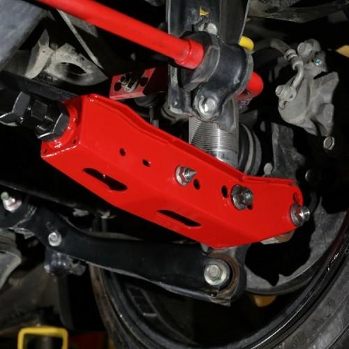 BLOX Racing Rear Lower Control Arms - Red (2013+ Subaru BRZ/Toyota 86 / 2008-2023 Subaru WRX/STI) BXSS-50010-RD