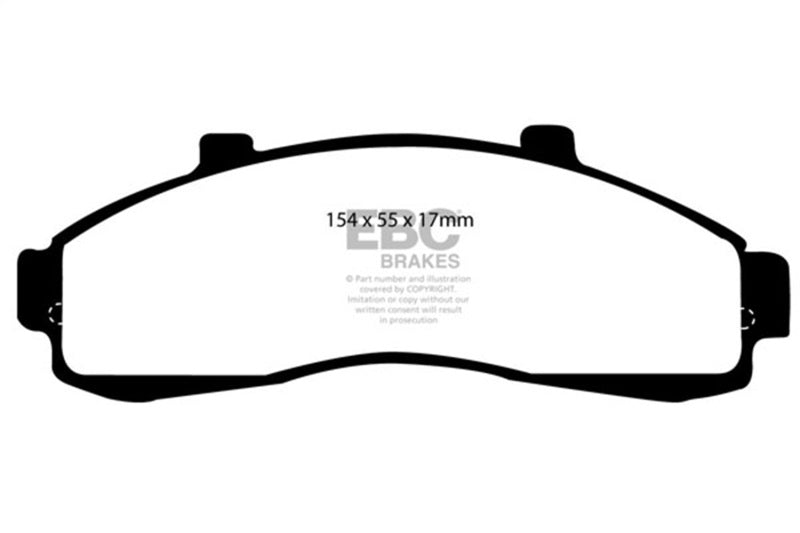 EBC 95-01 Ford Explorer 4.0 2WD Ultimax2 Front Brake Pads UD652