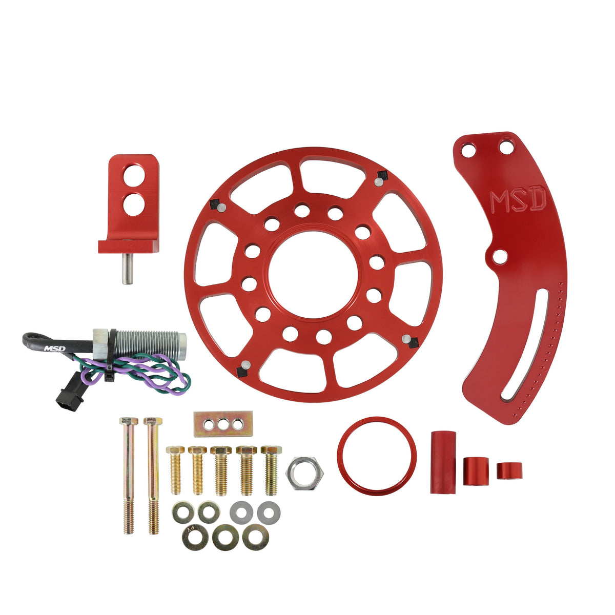 MSD 8644 Crank Trigger Wheel Kit - Flying Magnet - BBF - 7.25 in.