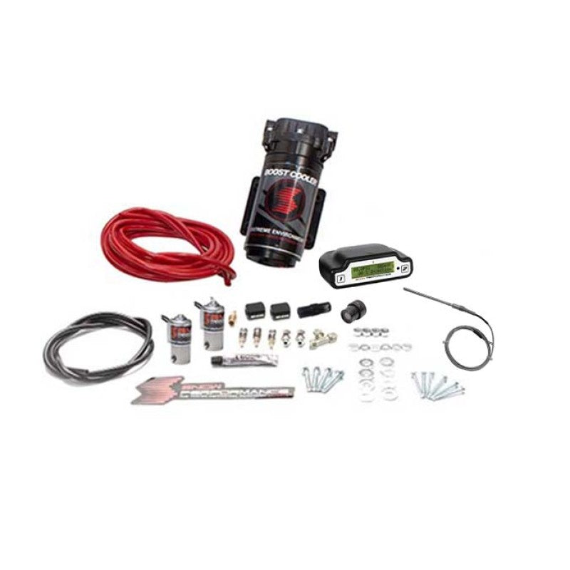 Snow Performance SNO-560-T Stage 3 Boost Cooler Water Inj Kit RV Pusher (Hi-Temp Tubing/Quick-Fittings) w/o Tank