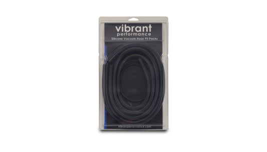 Vibrant Silicon vac Hose Pit Kit Blk 5ft- 1/8in 10ft- 5/32in 4ft- 3/16in 4ft