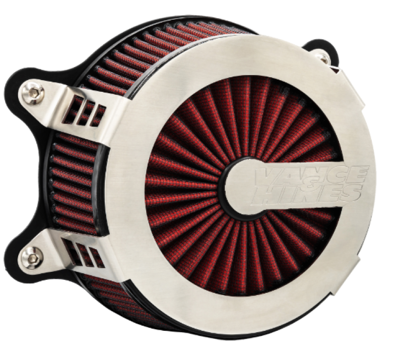 Vance & Hines 70366 Cage Fighter Intake Brushed for 2017-2025 Harley-Davidson Touring/Softail