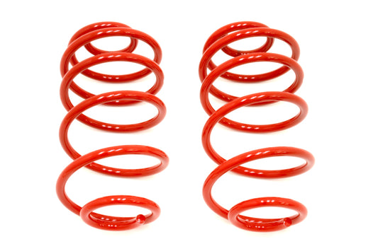 BMR 67-72 A-Body Rear Lowering Springs (2.0in Drop) - Red