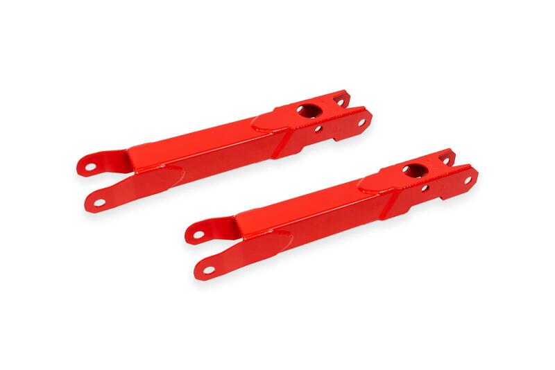 BMR 2016-2024 Chevrolet Camaro (6th Gen) Non-Adjustable Rear Lower Control Arm - Red