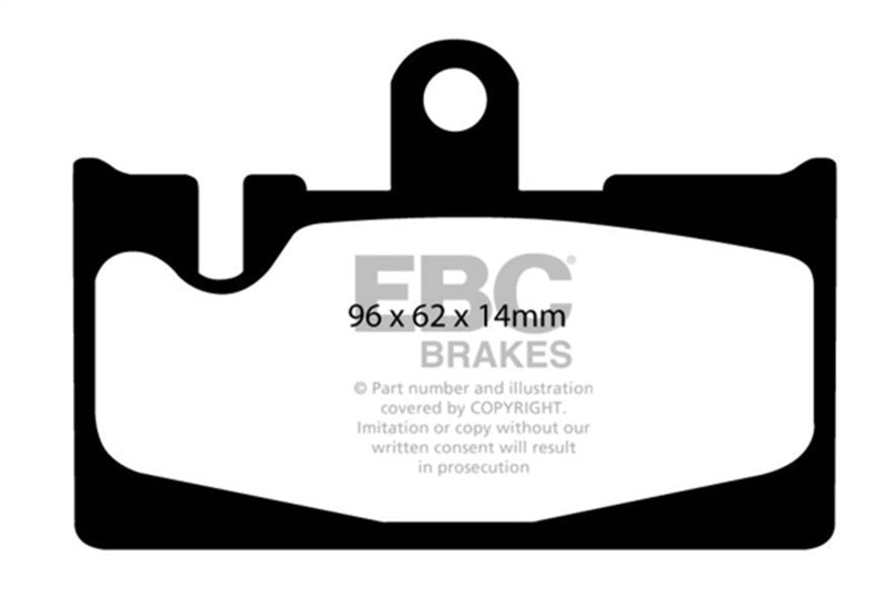 EBC 01-06 Lexus LS430 4.3 Redstuff Rear Brake Pads DP31397C