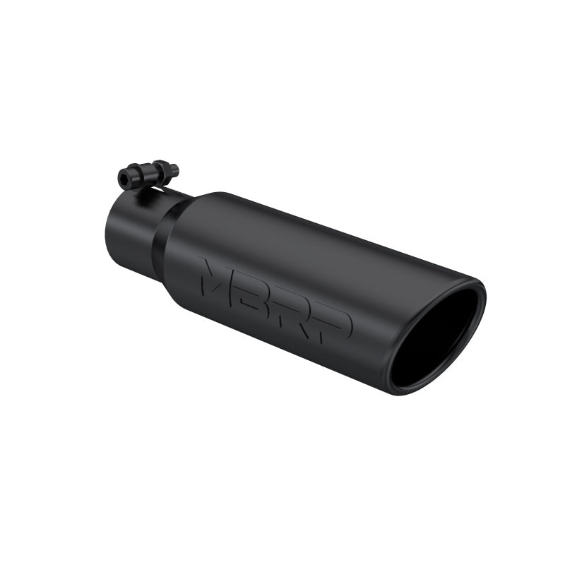 MBRP T5113BLK 12in Black Finish Angled Rolled End Exhaust Tip