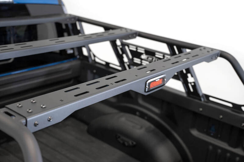 Addictive Desert Designs for 2015+ Ford F-150 Overlander Chase Rack w/ 3rd Brake Light - Hammer Black