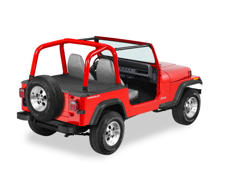 Bestop 92-95 Jeep Wrangler YJ Duster Deck Cover (Black Denim Supertop)