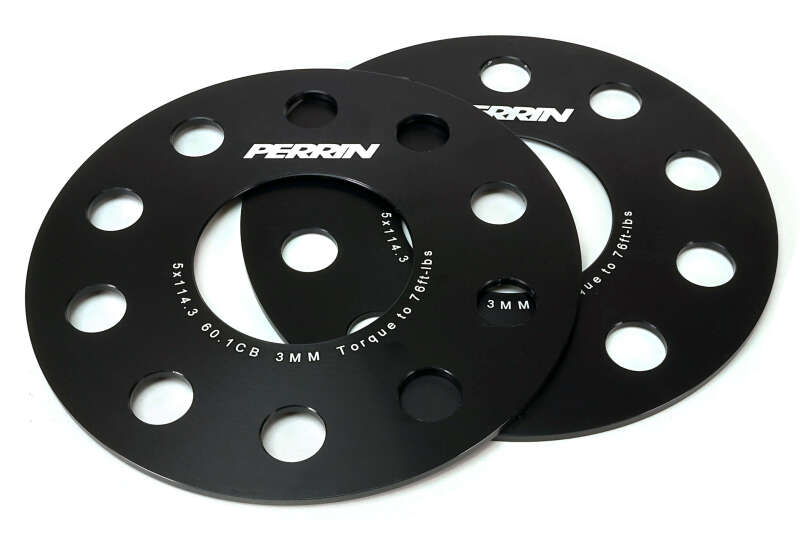 PERRIN 23-26 Toyota GR Corolla 60.1mm CB / 5x114.3 BP Wheel Spacers - 3mm