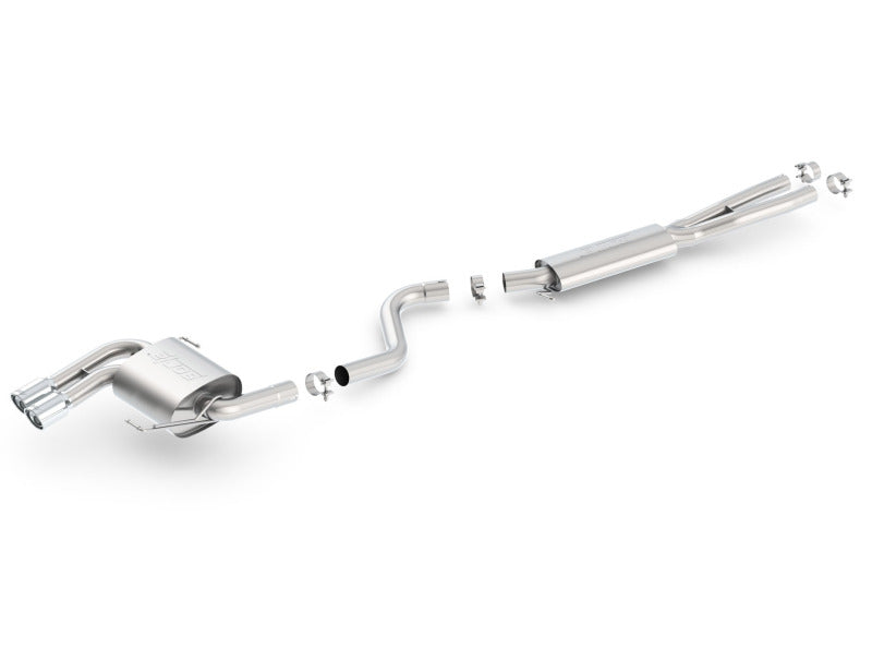 Borla 140505 08-12 BMW 328i Sdm E90 2.0L RWD Dual Left Rear Exit Touring Cat-Back Exhaust - #140505