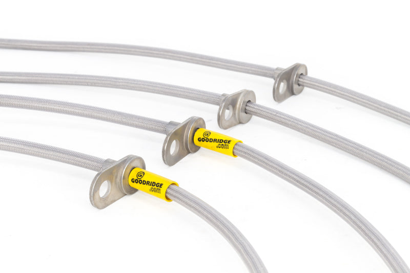 Goodridge 17-21 Honda Civic Hatchback Stainless Steel Brake Line Kit 20041