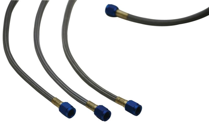 Vibrant Universal Oil Feed Kit 3ft Teflon lined S.S. hose with two -3AN female