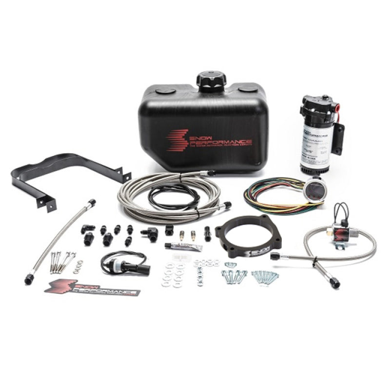 Snow Performance SNO-2171-BRD Stage 2 Boost Cooler for Challenger/Charger Hellcat Water Inj Kit (SS Braided Line/4AN Fittings)