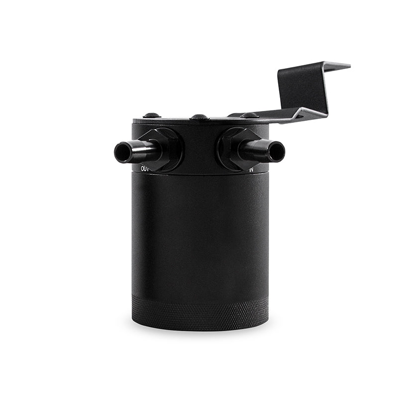 Mishimoto 15-16 Subaru WRX PVC Side Baffled Oil Catch Can - Black - #MMBCC-WRX-15PBE