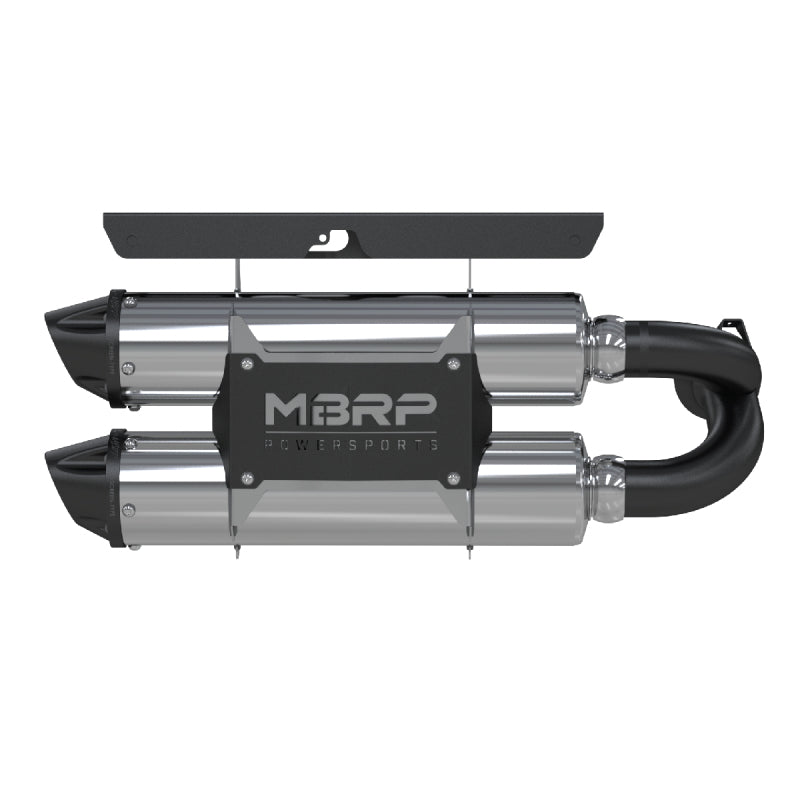 MBRP Polaris RZR XP 1000 Stacked Dual Slip-On Perf. Series Exhaust