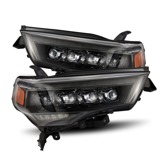 AlphaRex 880810 14-22 Toyota 4Runner (2021 Req. Converter) NOVA LED Projector Headlights Alpha-Black Activation Light Sequential Signal + Switchback DRL