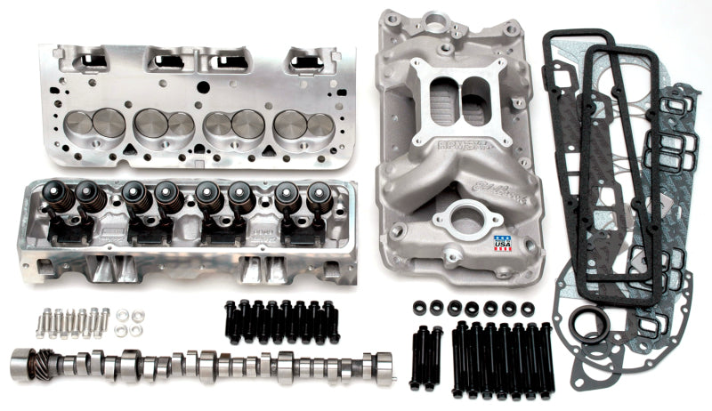 Edelbrock 2099 435Hp Total Power Package Top-End Kit for Use On 1955 And Later Small Block-Chevrolet