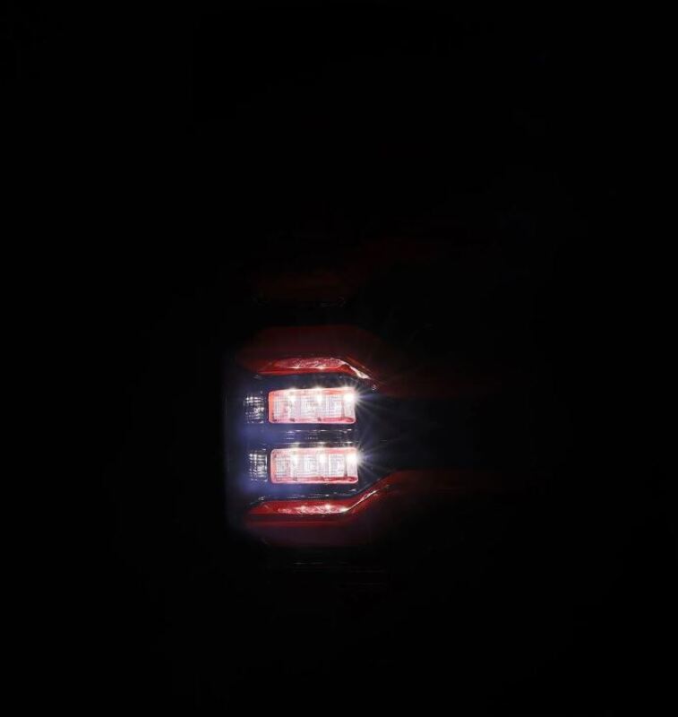 AlphaRex 640002 09-18 Dodge RAM LUXX-Series LED Taillights Black Red w/Activation Light & SS