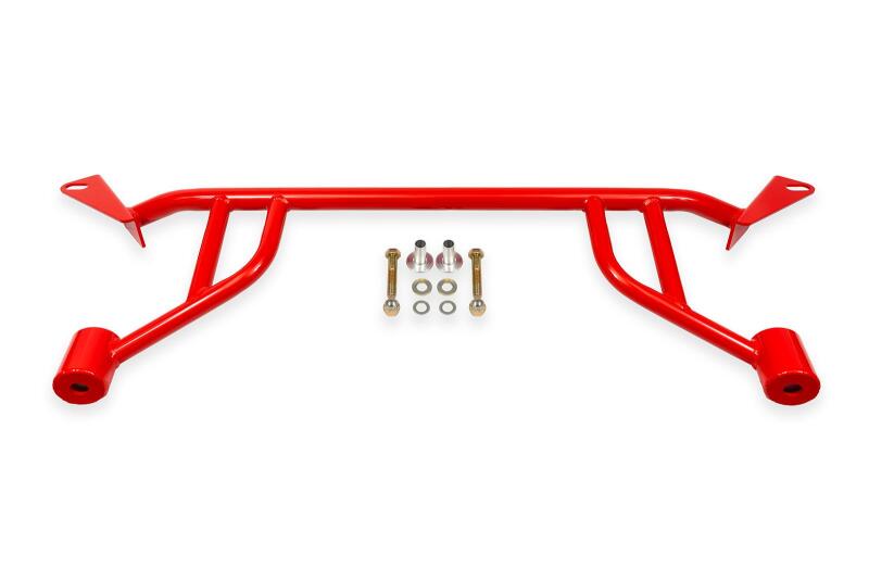 BMR 24-26 Ford Mustang S650 Chassis Brace Front Subframe 4-point - Red