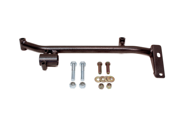 BMR 1993-2002 F-Body Manual Steering Bracket (For Stock K-Member Only) - Black Hammertone