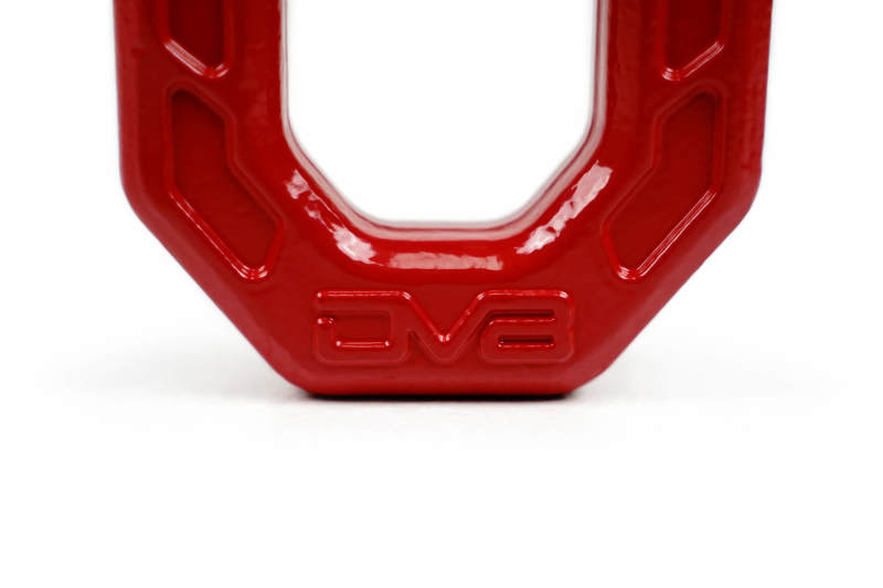 DV8 Offroad Elite Series D-Ring Shackles - Pair (Red) - #UNSK-01RD