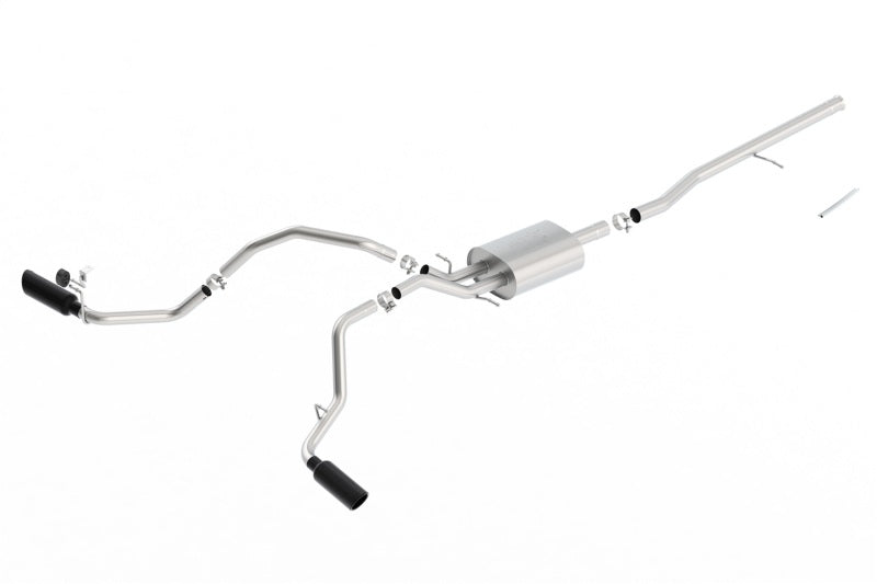 Borla 140546BC 14-16 Chevrolet Silverado 1500 5.3L ATAK Catback Exhaust w/ Black Chrome Tips - #140546BC