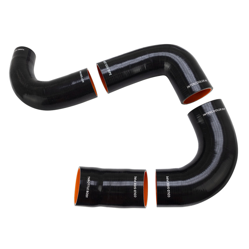 Mishimoto 22+ Volkswagen GTI MK8 (MQB) Intercooler Pipe Kit Black - #MMICP-MK8-22WBK