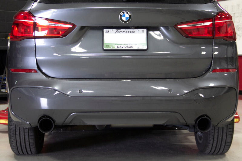 Dinan 16-23 BMW X1/X2 xDrive28i (F48/F39) Valved Axleback Exhaust System - Black Tips