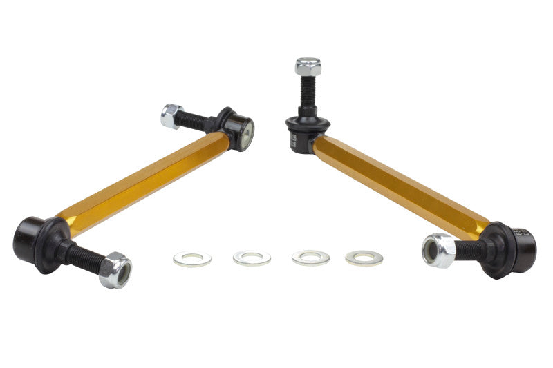 Whiteline KLC169 Front Sway Bar Link Kit Heavy Duty Adjustable Steel for 2007-2017 Toyota Camry, 2005-2014 Ford Mustang, 2001-2009 Toyota Prius and More