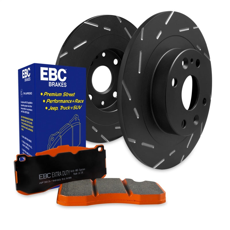 EBC 15-18 BMW 320 xDrive 2.0L (t) USR Slotted Rear Rotors USR2068 (image of S15KF1171)