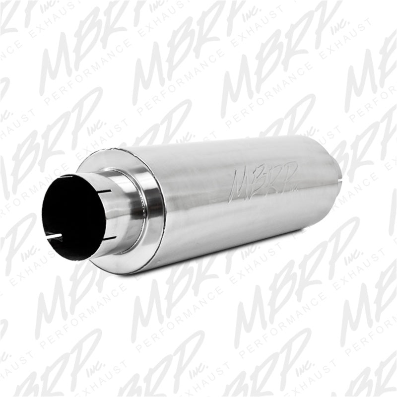 MBRP M2220A Universal Muffler - 5" in/out, 8" body, 31" overall, Quiet Tone | Aluminized