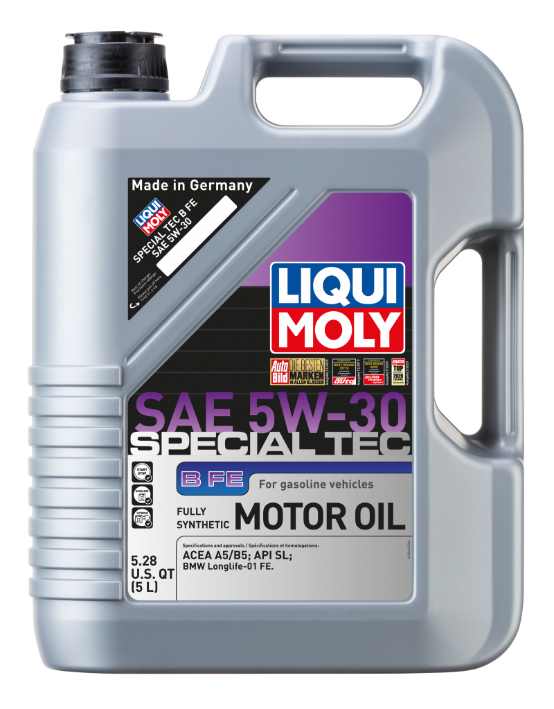 LIQUI MOLY 5L Special Tec B FE Motor Oil SAE 5W-30 (20444) - Pack of 4