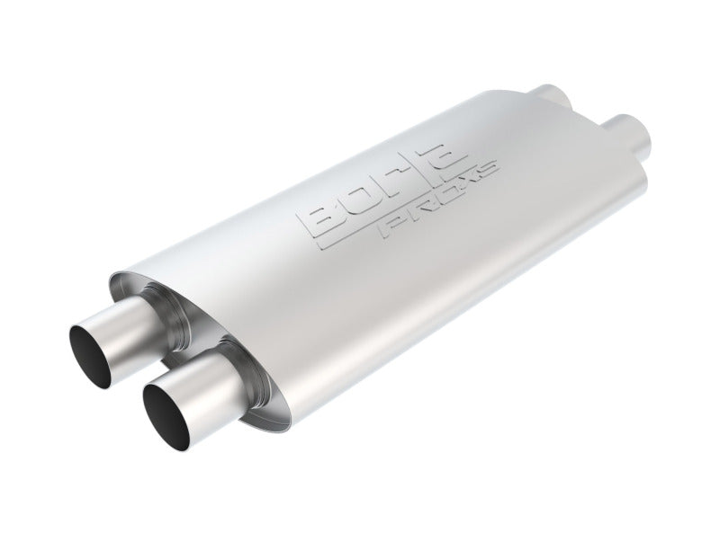 Borla 400287 2.25in Dual In/Out 19in x 9.5in x 4in Turbo XL Muffler - #400287