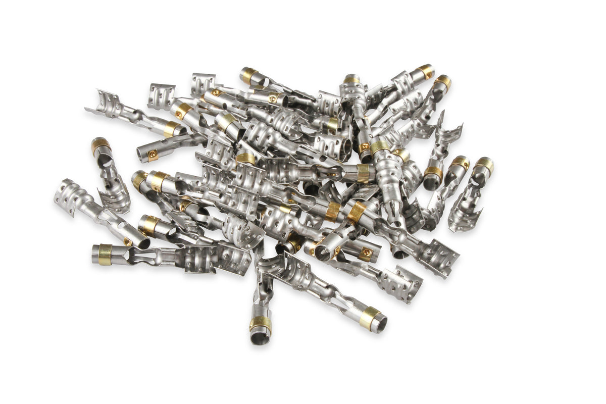 MSD 34604 Terminals, Spark Plug Wire Straight/Multi-Angle - Qty 50