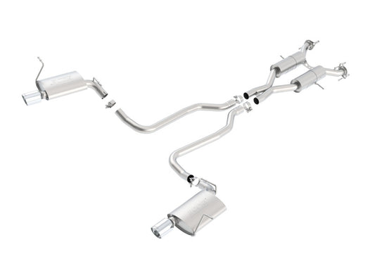 Borla 140406 11-16 Jeep Grand Cherokee Limited/Laredo 5.7L 8cyl 4WD/RWD SS Catback Exhaust - #140406